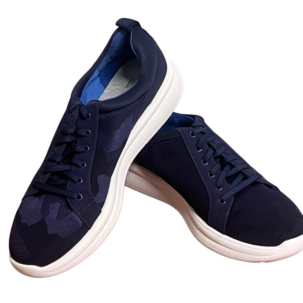 Women's Cloud Steppers Ezera Lace Sneaker Shoes Dark Navy Size 9 NWOB - Picture 3 of 11